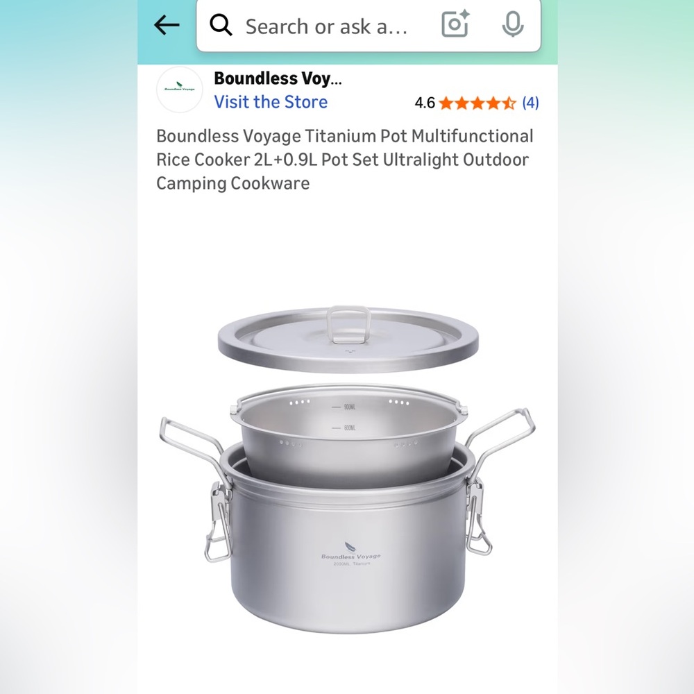 Titanium Multifunctional Pot - Silver